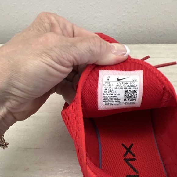 Nike CV 7544 600 Mens Sz 9 Air Max 270 University Red NEW! - Picture 13 of 13